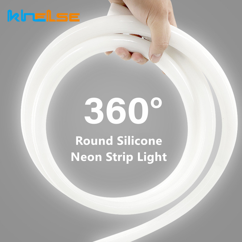 Outdoor Lighting Linear - Lampu Strip silikon bulat fleksibel, lampu