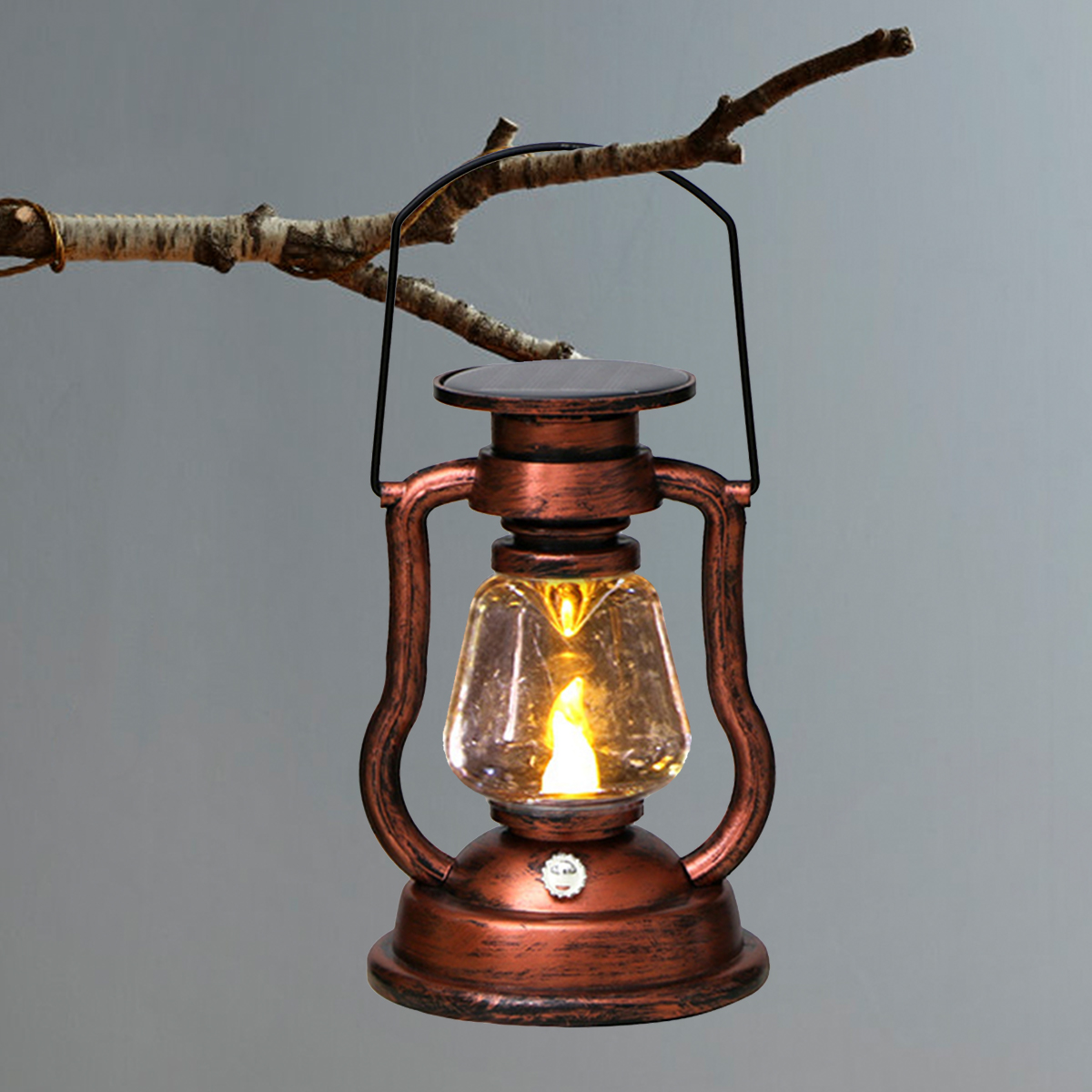 Solar Lantern Hanging - Lampu Atmosfer Retro LED Tenaga Surya
