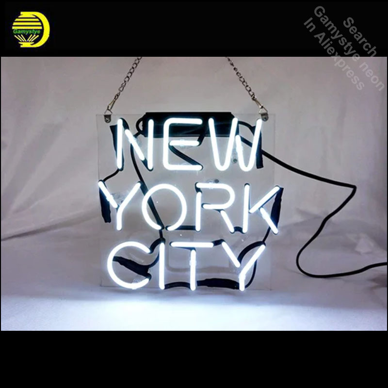 Outdoor Lighting York - New York City tanda Neon menghias
