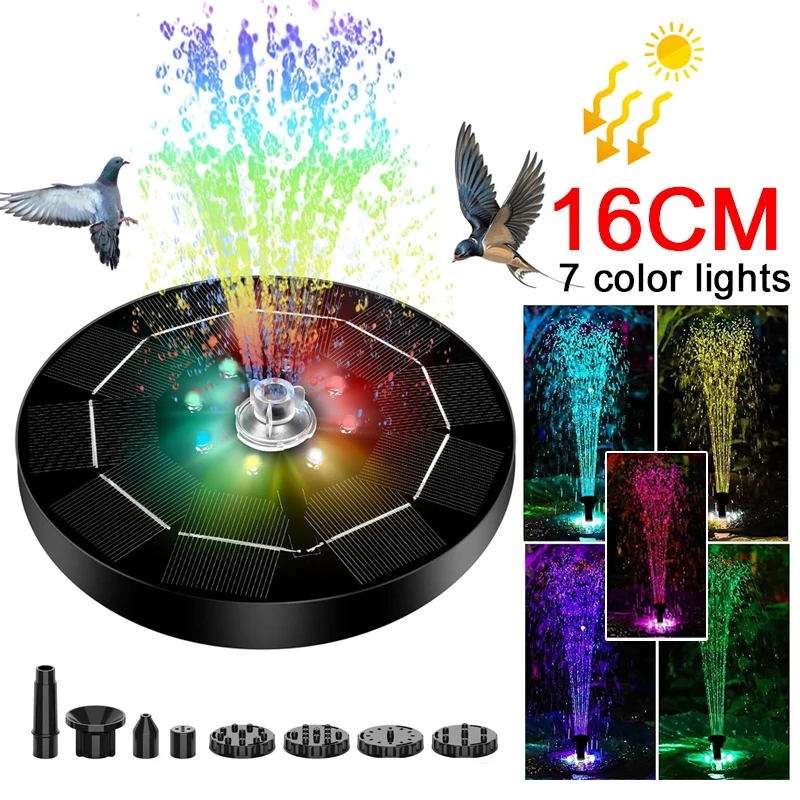 Outdoor Lighting Permanent - Lampu air mancur tenaga surya 7