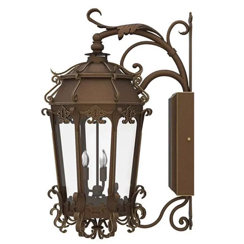Outdoor Lighting Modern - Lampu Dinding Luar Ruangan LED Kaca