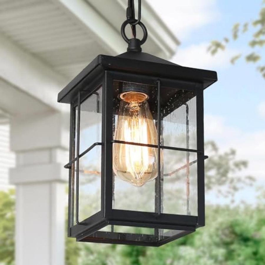 Outdoor Lighting Black - Lampu Gantung Luar Ruangan, Lampu Plafon