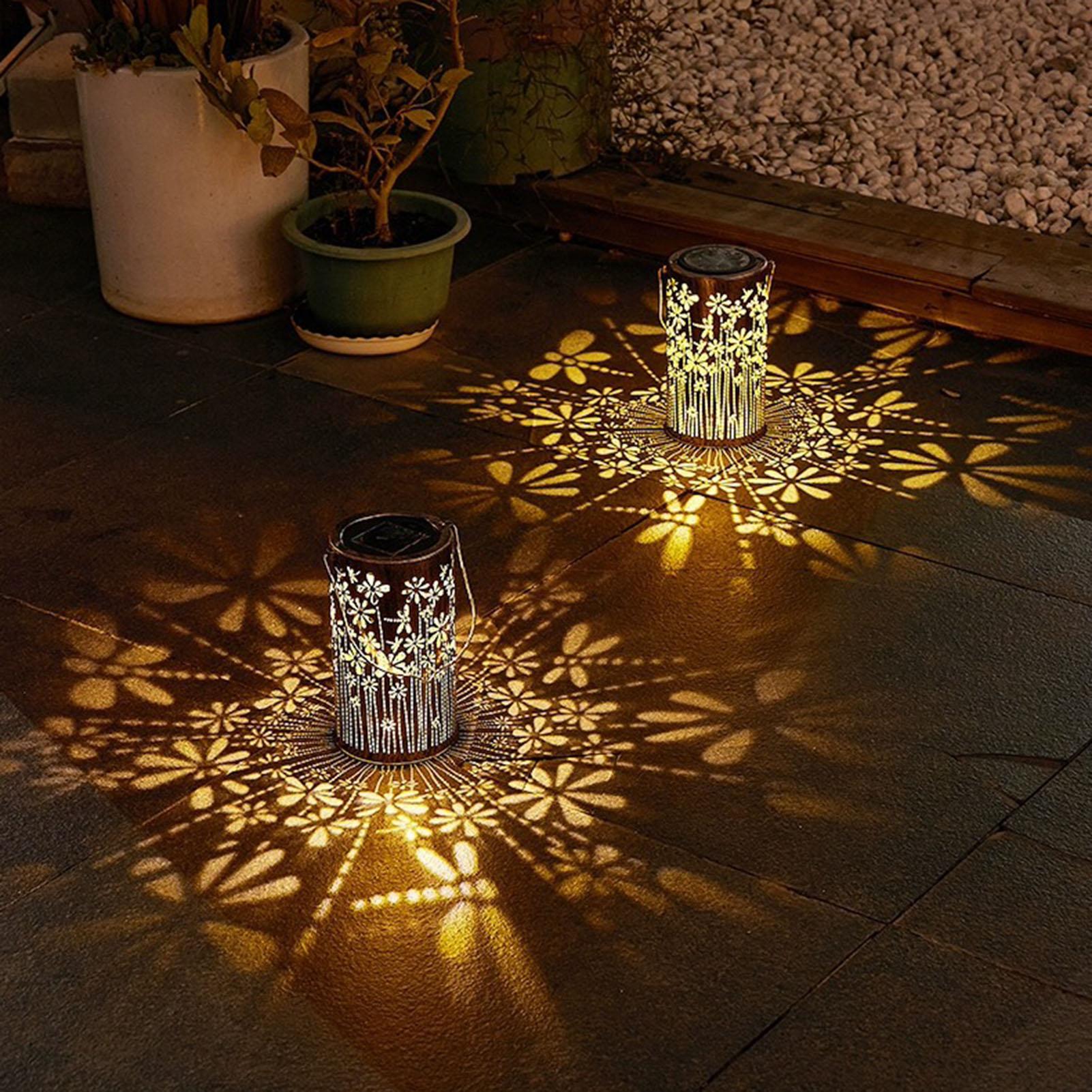 Solar Path Light - Lampu Tenaga Surya Berwarna-warni Bentuk Bunga