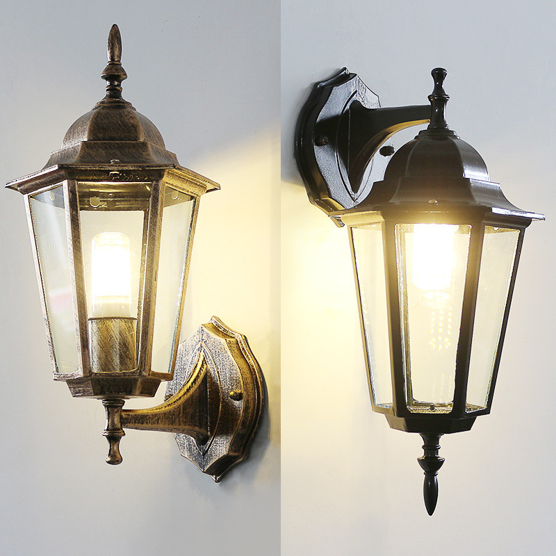 Outdoor Lighting Linear - Gaya Eropa Retro Led Lampu Dinding