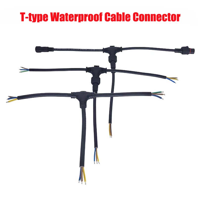 Outdoor Lighting Connectors - Konektor Pembagi Kabel Tipe T Tahan