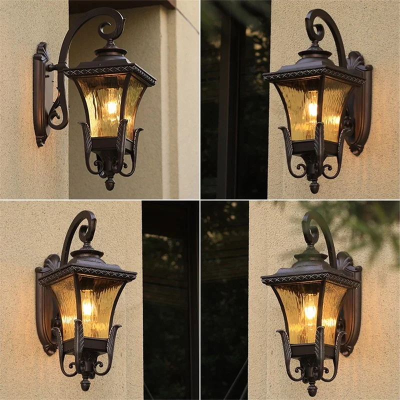 Outdoor Lighting Linear - Lampu Dinding Luar Ruangan Gaya Eropa