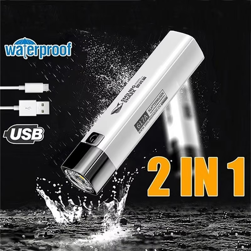 Outdoor Lighting Permanent - Senter LED Super Terang Isi Ulang