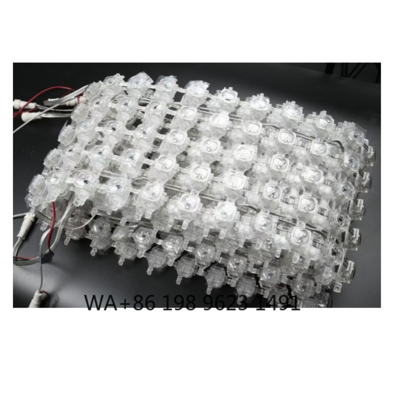 Outdoor Lighting Video - Layar Media Fasad Mesh LED Transparan