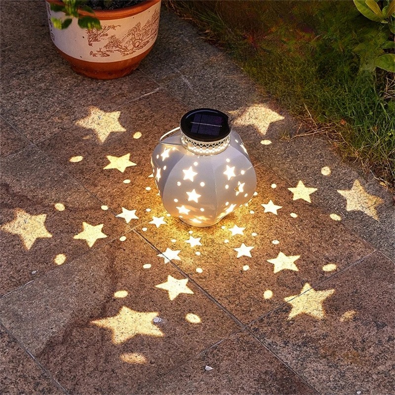 Lampu Proyektor Bintang Taman  - Solar Lantern Hanging ulasan dan harga