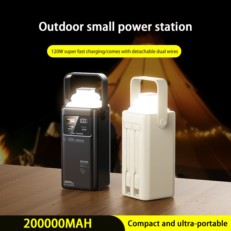 Power Bank 120W 200000mAh Kapa - Outdoor Lighting Battery Operated ulasan dan harga