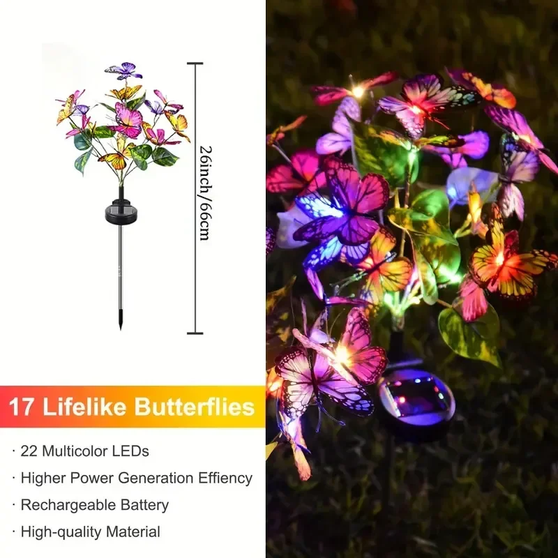 Lampu Taman Kupu-kupu LED Sury - Solar Path Light ulasan dan harga