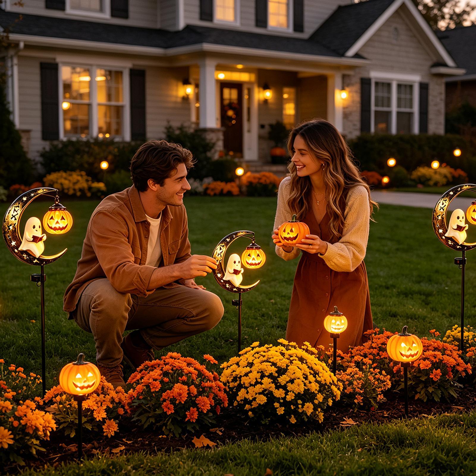 Lampu Taman Halloween Berbentu - Solar Path Light ulasan dan harga