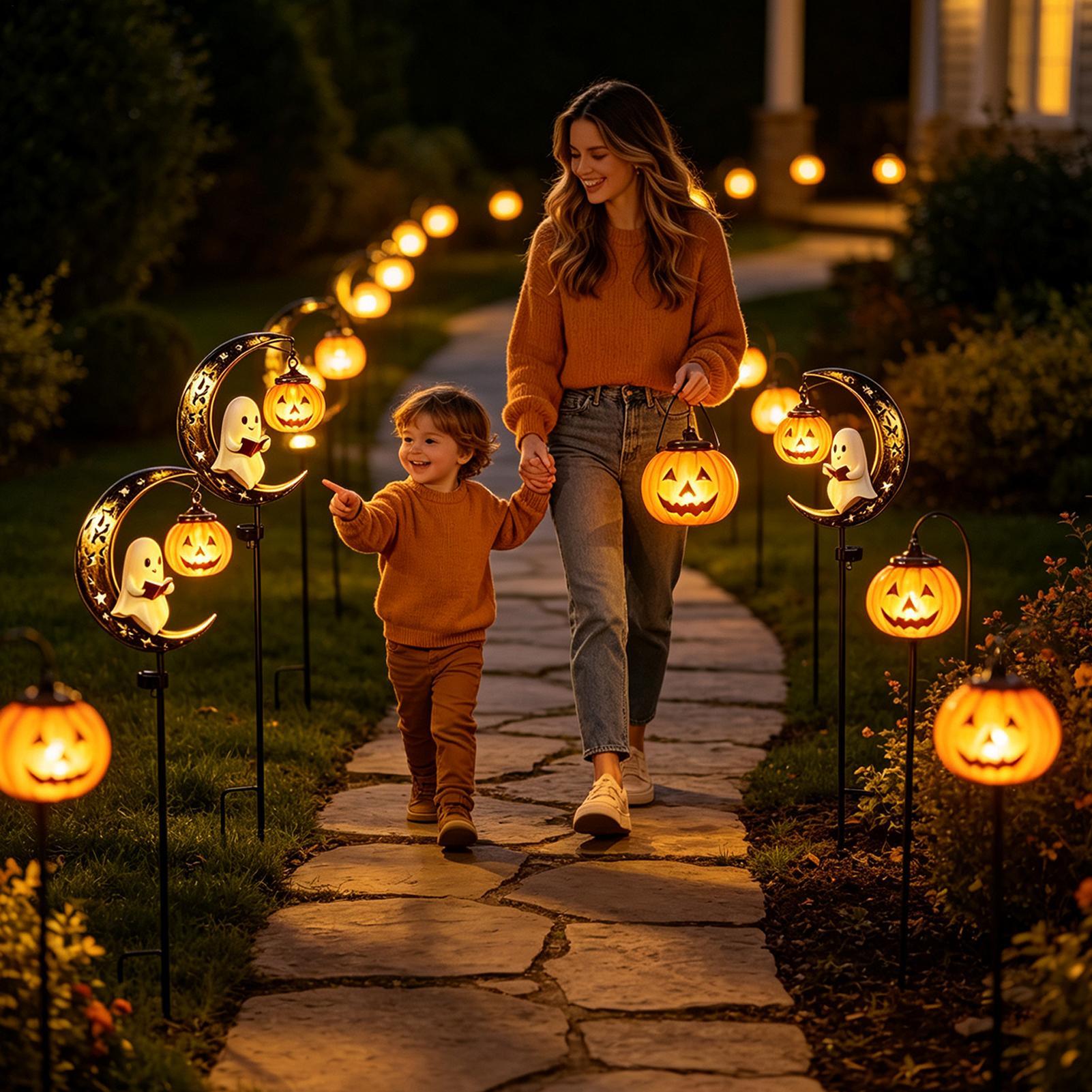 Lampu Taman Halloween Berbentu - Solar Path Light ulasan dan harga