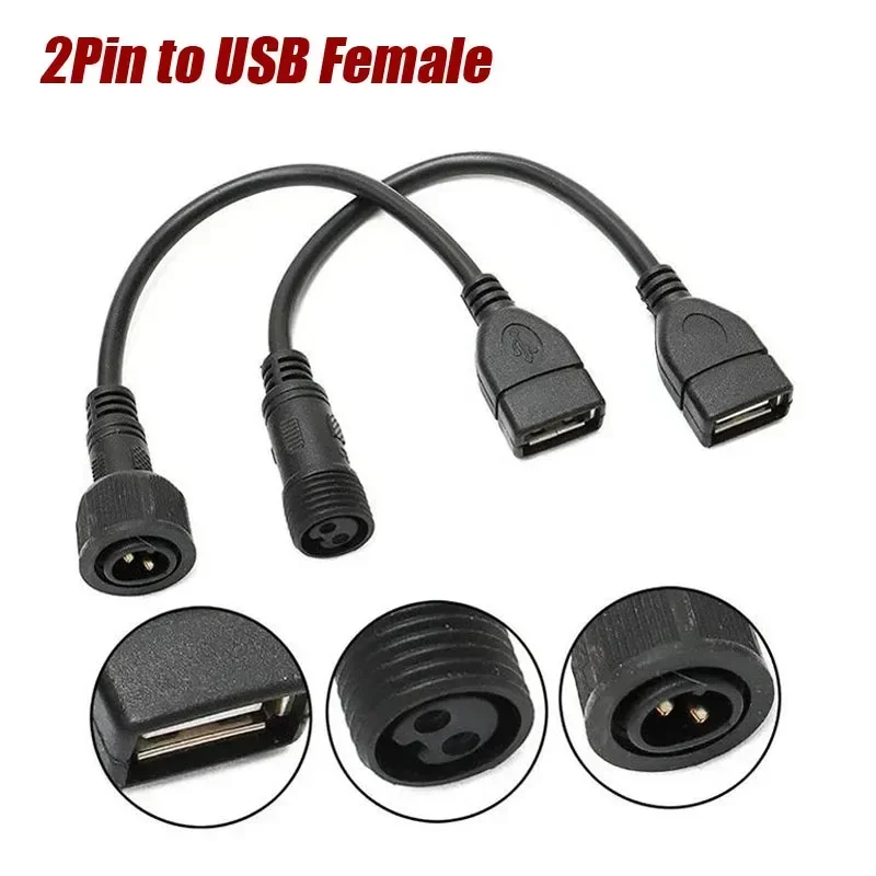 Kabel Konektor 2 Pin ke USB Fe - Outdoor Lighting Connectors ulasan dan harga