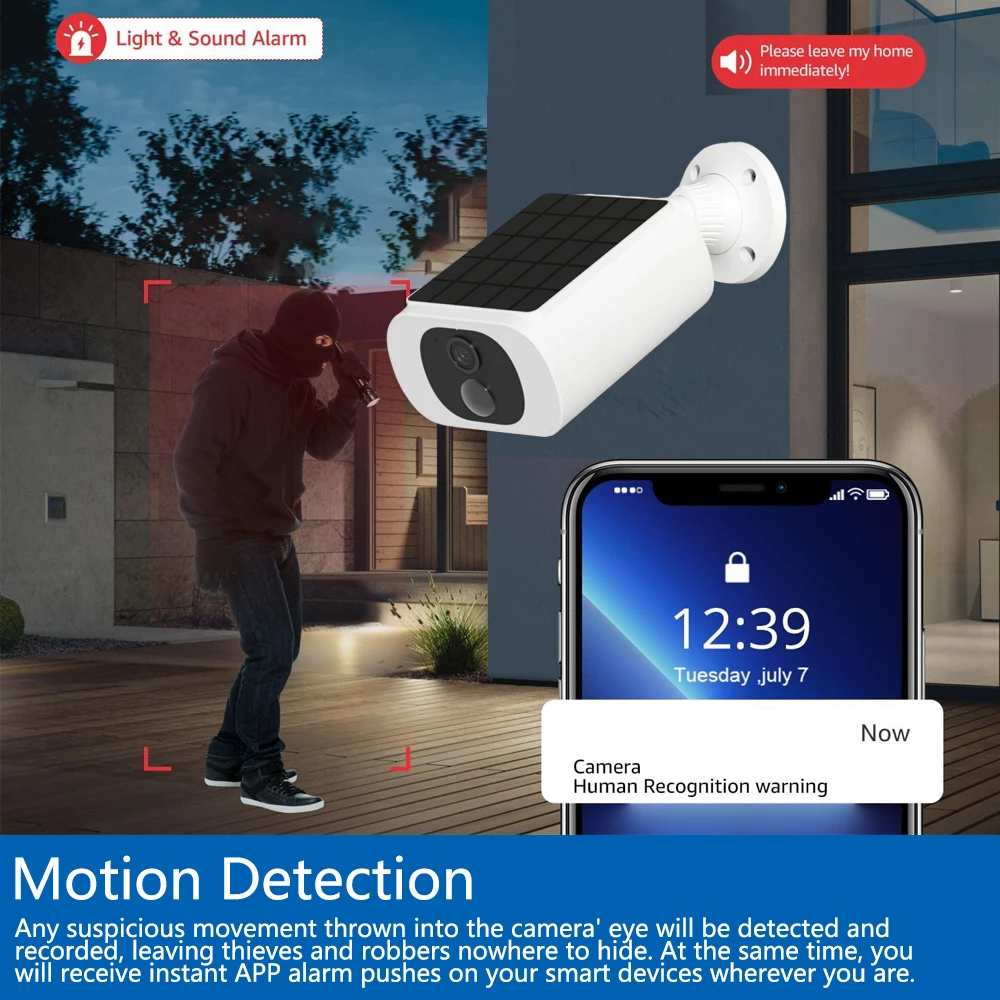 Kamera Baterai Surya Luar Ruan - Outdoor Lighting Video ulasan dan harga