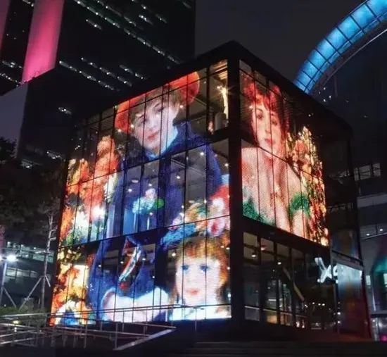 Layar LED Transparan Super Rin - Outdoor Lighting Video ulasan dan harga