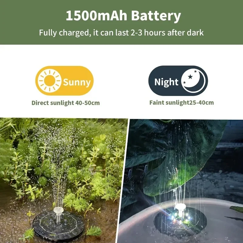 Lampu air mancur tenaga surya  - Outdoor Lighting Permanent ulasan dan harga