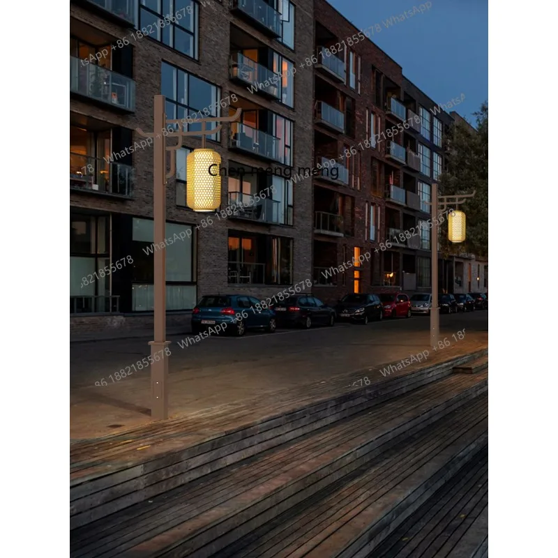 Lampu tiang surya L6080 lampu  - Outdoor Lighting Poles ulasan dan harga