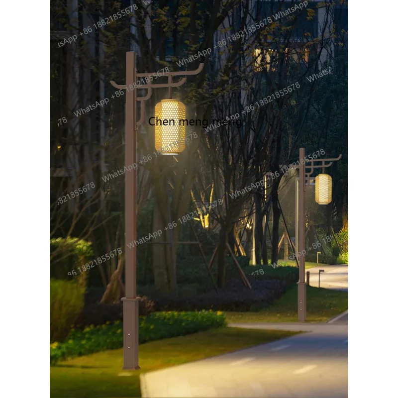 Lampu tiang surya L6080 lampu  - Outdoor Lighting Poles ulasan dan harga