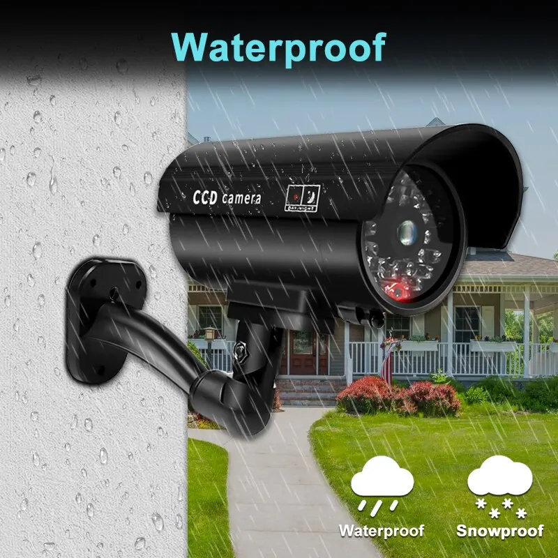 1 Buah Kamera Keamanan Tiruan  - Outdoor Lighting Video ulasan dan harga