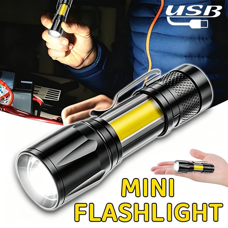 Senter LED Mini Lampu Sorot CO - Outdoor Lighting Black ulasan dan harga