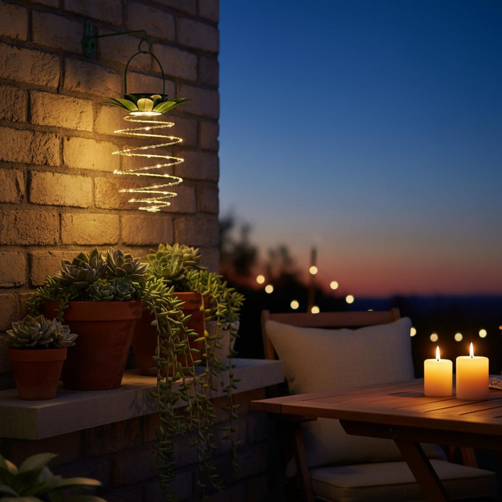 2 Buah Lampu Nanas Tenaga Sury - Solar Lantern Hanging ulasan dan harga