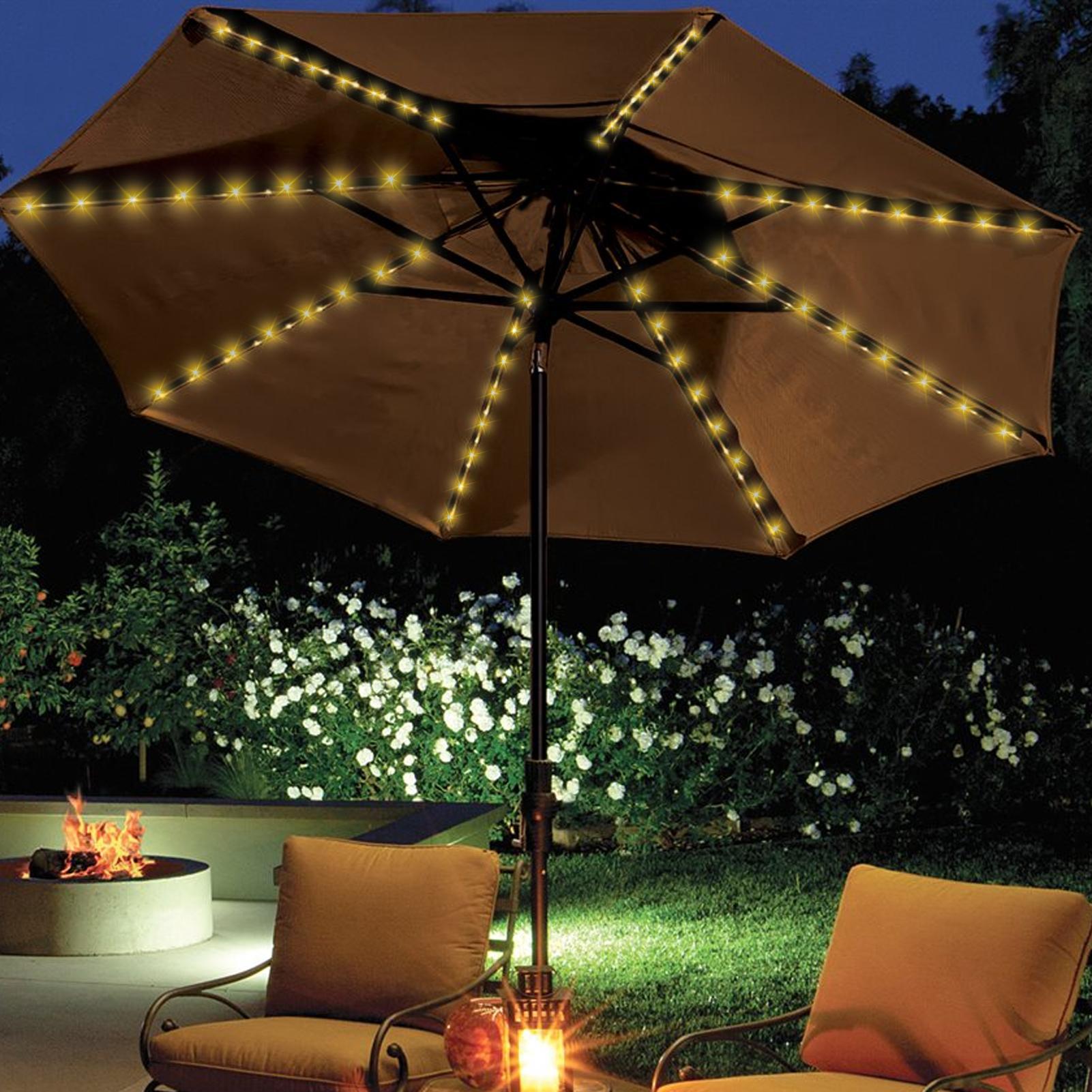 Lampu Tali Payung Surya 104 LE - Outdoor Lighting Permanent ulasan dan harga