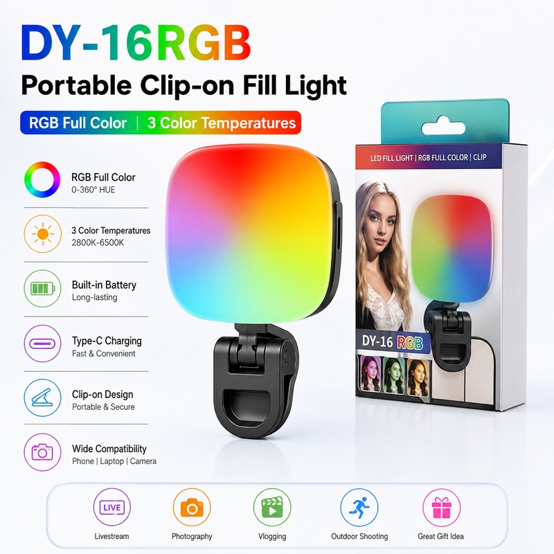 Lampu LED RGB Portabel untuk F - Outdoor Lighting Video ulasan dan harga