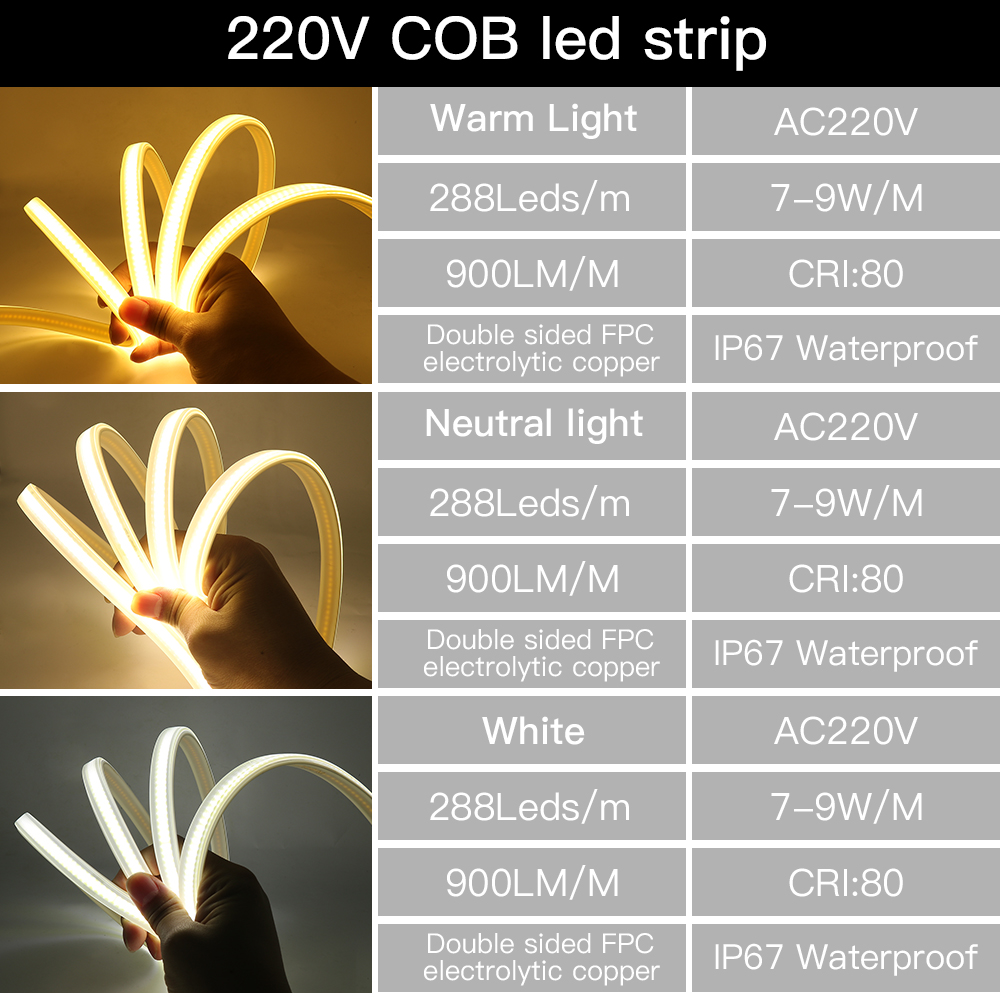 220V Lampu LED COB Luar Ruanga - Outdoor Lighting Linear ulasan dan harga