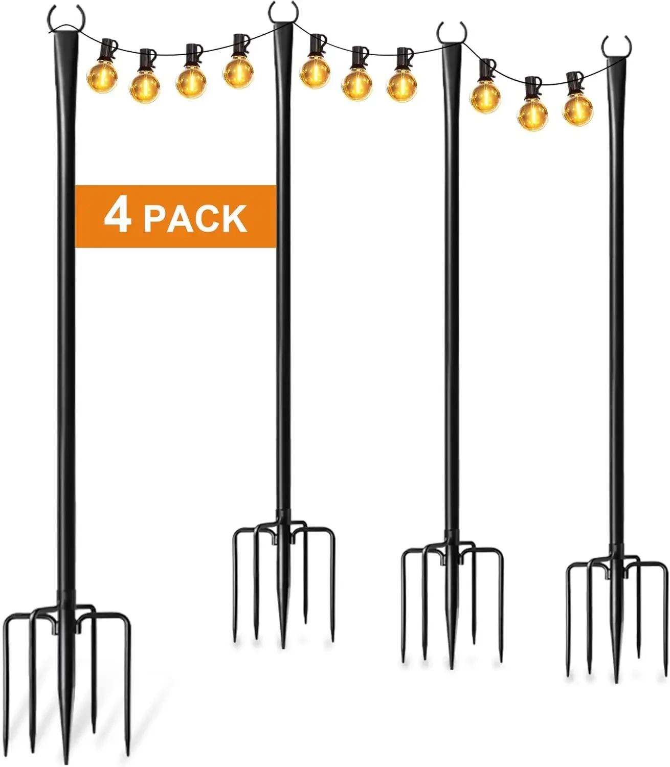 4 Paket Tiang Lampu Tali untuk - Outdoor Lighting Poles ulasan dan harga