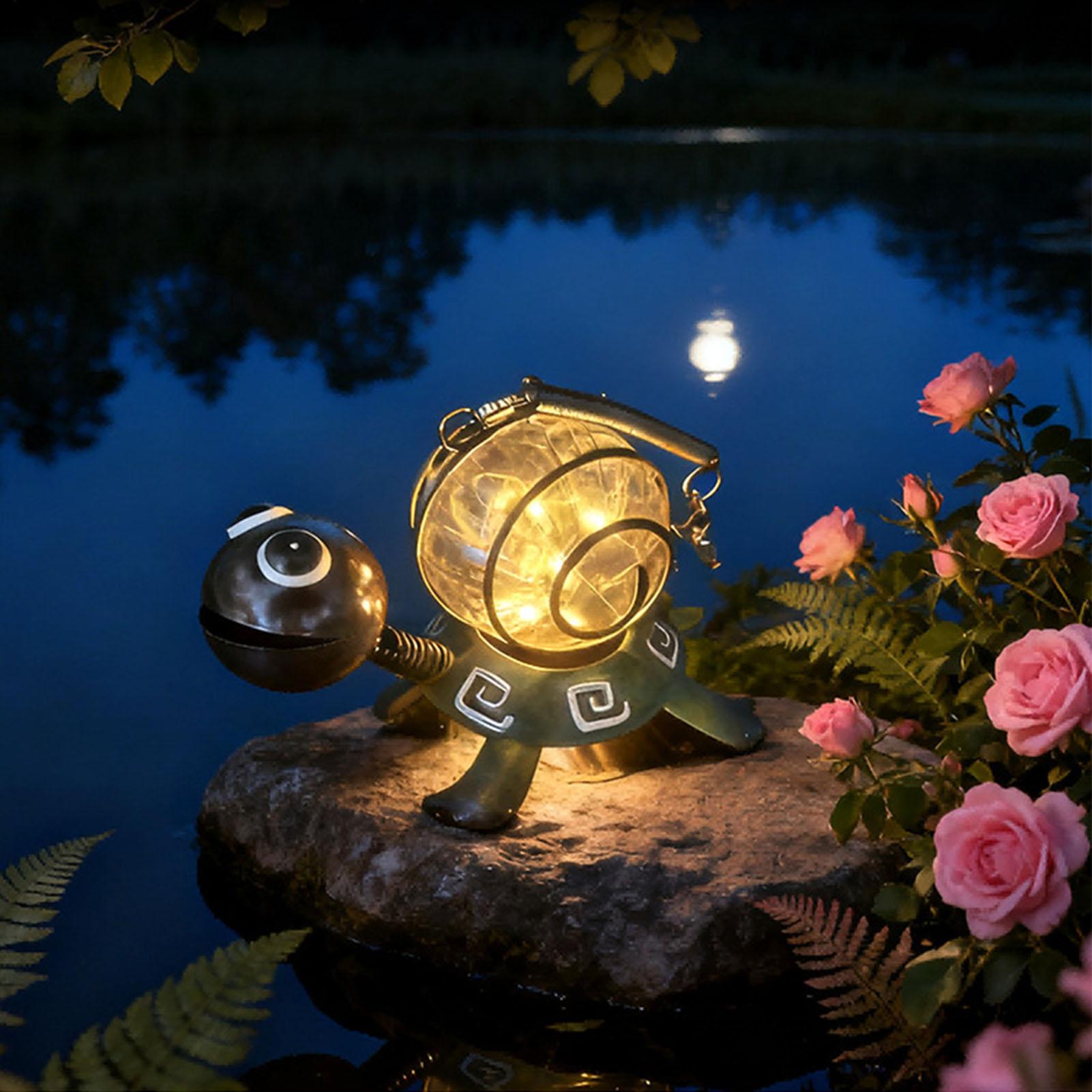 Patung Kura-Kura Taman Tenaga  - Solar Path Light ulasan dan harga