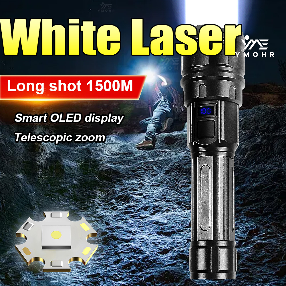 Senter Laser Putih Berdaya Tin - Outdoor Lighting Black ulasan dan harga