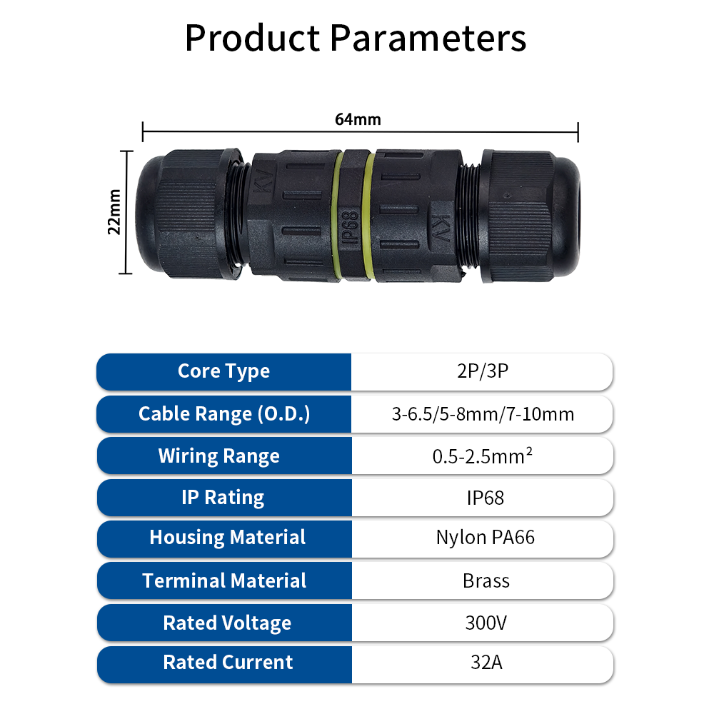 Konektor Kabel Inline Mini Tah - Outdoor Lighting Connectors ulasan dan harga