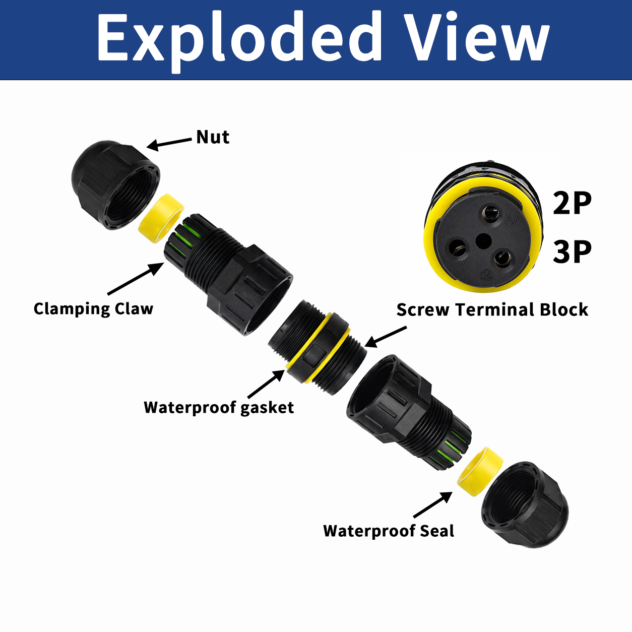 Konektor Kabel Inline Mini Tah - Outdoor Lighting Connectors ulasan dan harga